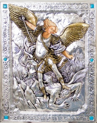 Ikona Św. Mi-ała Archanioła RĘCZNIE MALOWANA