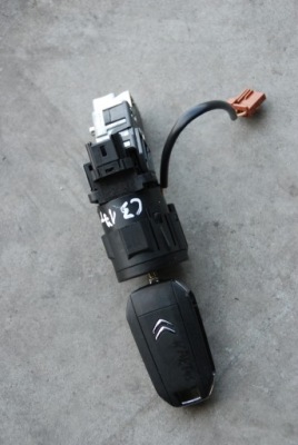 Citroen c3 iii 2017 1,2 vti замок зажигания ключ org. фото №1