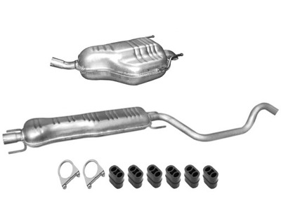 OPEL ZAFIRA B 1.6 1.8 2.2 ГЛУШИТЕЛЬ + КОМПЛЕКТ '