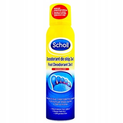 Scholl, dezodorant do stóp 3w1, 150ml