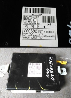 Hyundai ix35 модуль блок керування bcm 95400-2y402 фото №1