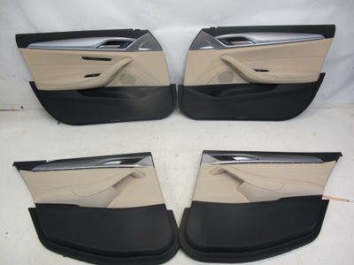 Обшивки дверь bmw g30 g31 led.skóra фото №1