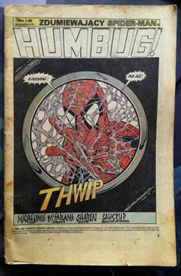 Komiks Zdumiewający Spiderman Humbug 1988