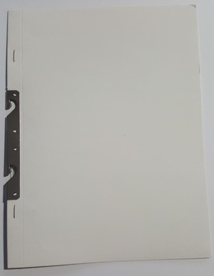 ARO Skoroszyt z zaczepem A4 tekturowy biały