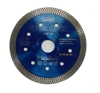 Diamond disk Adiam FLIESE HUDBY 125 mm DOBRÉ +