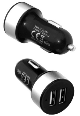 Ładowarka do auta motoru Quada 2x USB 5V 3.1A