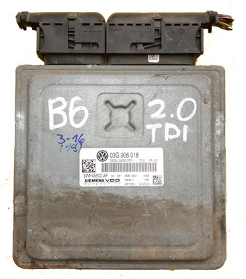 ECU VW PASSAT B6 2.0TDI 5WP45500AF 03G906018 DOPIS 