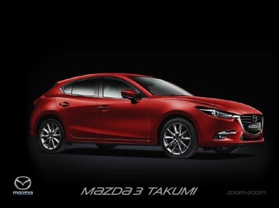 MAZDA 3 TAKUMI PROSPEKT MODELO 2018  