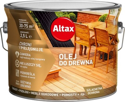 Impregnat DO DREWNA OLEJOWY ALTAX 2,5L