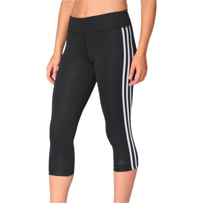 LEGGINSY ADIDAS CZARNE 3/4 CLIMALITE BQ2045 XS