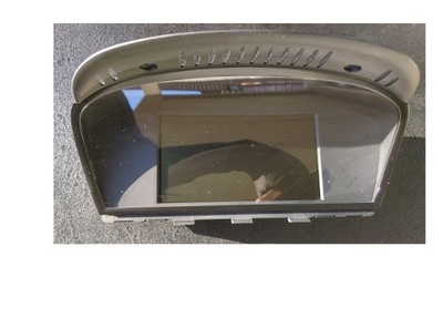 Bmw e63 дисплей радио 6 navi исправный фото №1