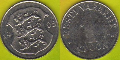 ESTONIA - 1 Kroon 1995 r.