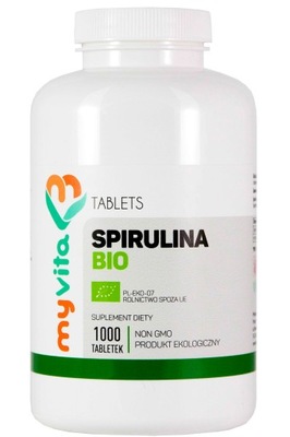MyVita Spirulina BIO 250 mg, 1000tabl. ekologiczna