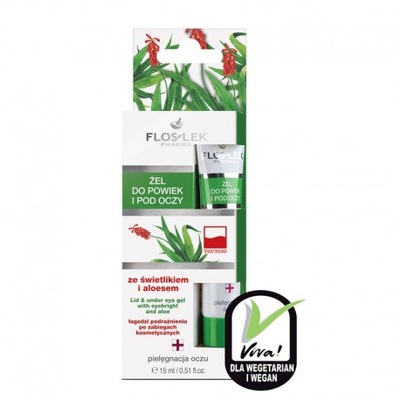 Floslek Żel Do Powiek Oczy Świetlik I Aloes 15ml