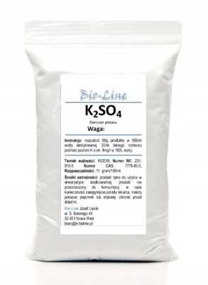 K2SO4 Siarczan Potasu czysty do 99,9% 100g
