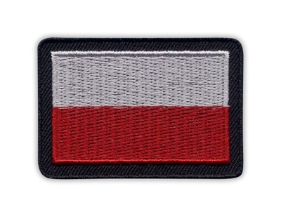 Polska Naszywka - Flaga Polski - Strzelecka - Haft