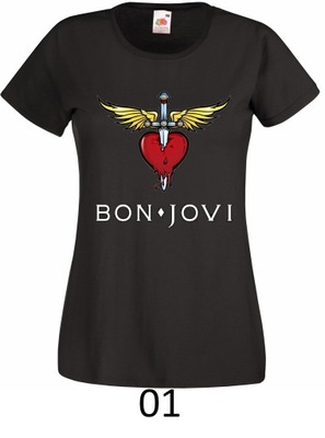 Bon Jovi koncert T-Shirt Koszulka DUŻO WZORÓW XL