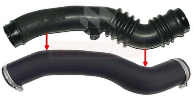 Volvo 1,6 d v50 s40 c30 труба waz turbo интеркулер фото №1