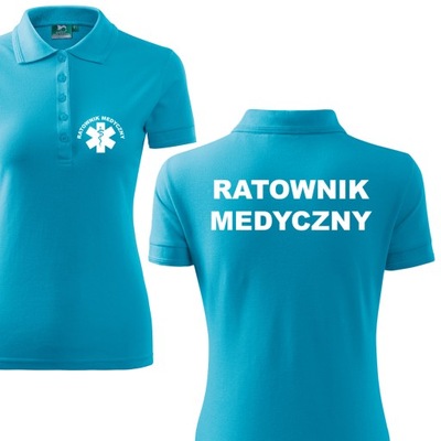 koszulka polo damska RATOWNIK MEDYCZNY r. L
