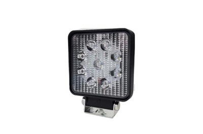 Лампа рабочая led квадратный 110x110x28 9xled 27w фото №1