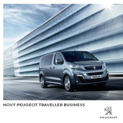 Peugeot Traveller Business prospekt m. 2017 Czechy 