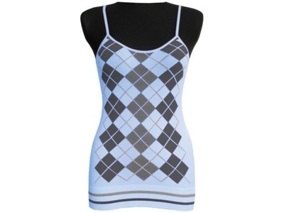 KOSZULKA DAMSKA NA RAMIĄCZKA BEZRĘKAWNIK TOP S/M