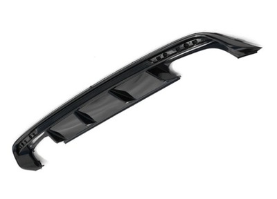 Накладка спойлер бампера диффузор vw golf vii r фото №1