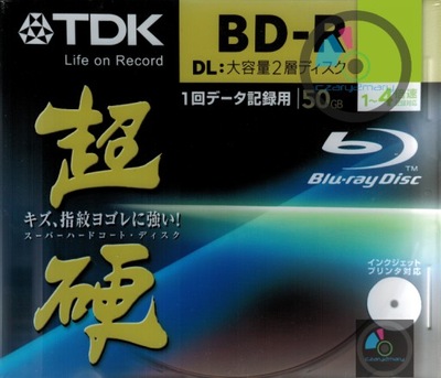 TDK BD-R DL 50GB x4 Printable Japan MID:TDKBLDRFB