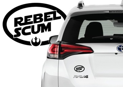 Naklejka na samochód Star Wars Rebel Scum Rebelia