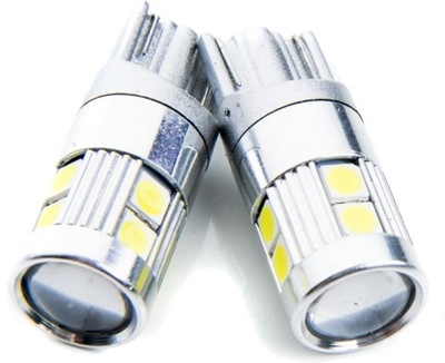 POTENTE W5W 9LED DIODOS LENTES PEUGEOT 307  