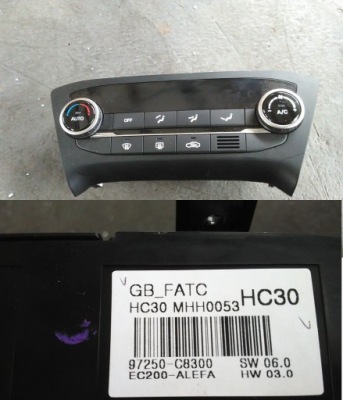 Hyundai i20 ii lift 2018-19r панель кондиціонера фото №1