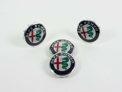 CUP NUTS WHEEL COVERS DISCS SET ALFA GIULIA GIULIETTA  