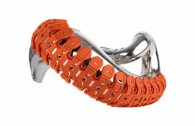 POLISPORT PROTECCIÓN DYFUZORA ARMADILLO PIPE GUARD COLOR COLOR NARANJA  