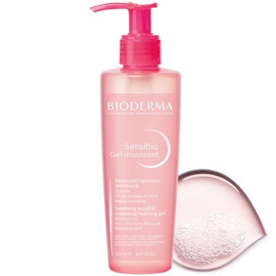 BIODERMA SENSIBIO GEL MOUSSANT Żel łagodzący do mycia 200 ml