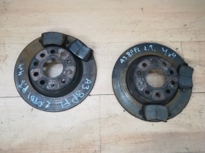 Диск гальмівна задня ліва права audi a3 8p 2.0 tdi фото №1