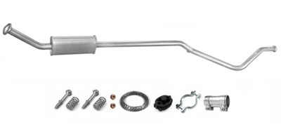 SILENCER CENTRAL PEUGEOT 307/C4 1,6 POLMO  