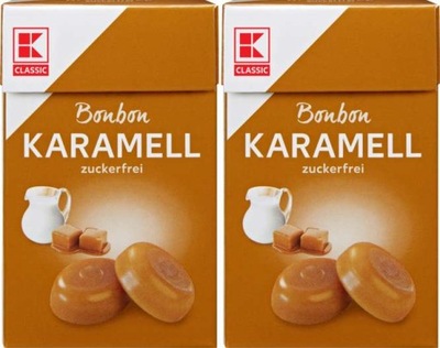 Cukierki Karamell karmelowe bez cukru x2 jak sula