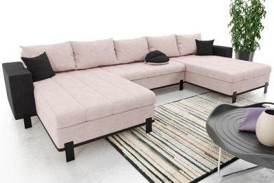 Narożnik sofa rogowa salon styl skandynawsk CALVIN