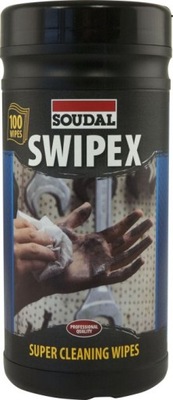 SOUDAL SWIPEX ŚCIERECZKI CZYSZCZĄCE 100 szt