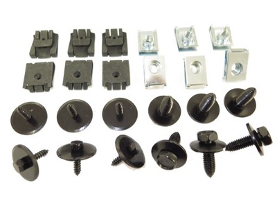 Винты пластины защита двигателя mercedes w203 w204 фото №1