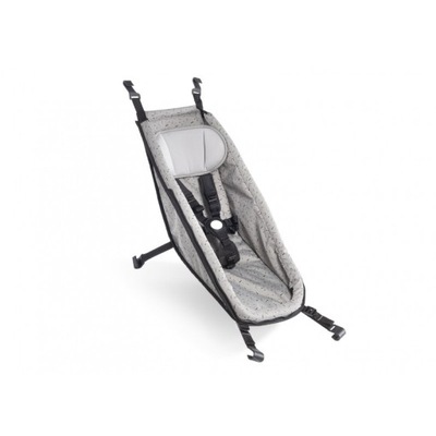 Hamak fotelik dla niemowląt do przyczepki rowerowej CROOZER Stone Grey
