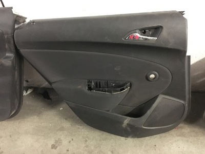 Opel meriva b обивка дверь левый задняя фото №1