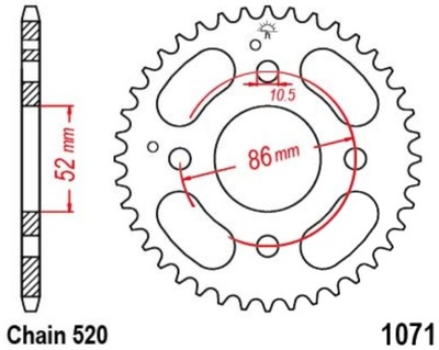 PIGNON ARRIÈRE JTR1071 30-31Z KYMCO MXU 50 06-17 - milautoparts-fr.ukrlive.com