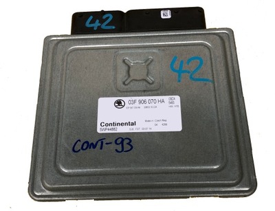 Ecu skoda rapid 1.2tsi 03f906070ha 5wp44882 dopisz фото №1