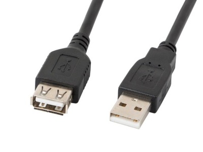 Kabel USB 2.0 A-A M-F AM-AF Przedłużacz USB 3M