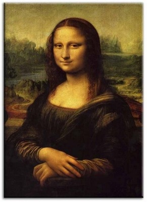 OBRAZ LEONARDO DA VINCI MONA LISA REPRODUKCJA