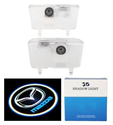 2x LED LOGO PROJEKTOR MAZDA 6 GJ 2012-2017 ATENZA 2007-2015