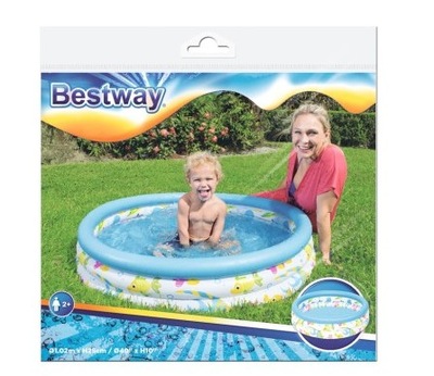 BESTWAY Dmuchany Basenik Ogrodowy Dzieci 102x25cm