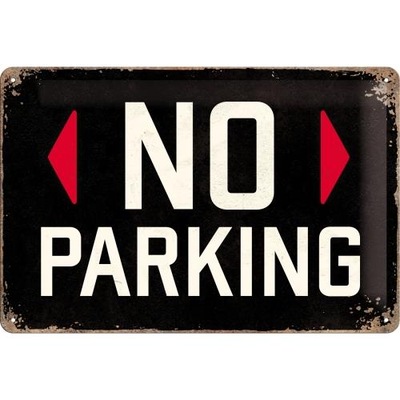 Tablica NO Parking 20x30 metal 22234