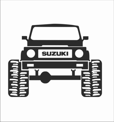 Naklejka Suzuki SAMURAI off road 4x4